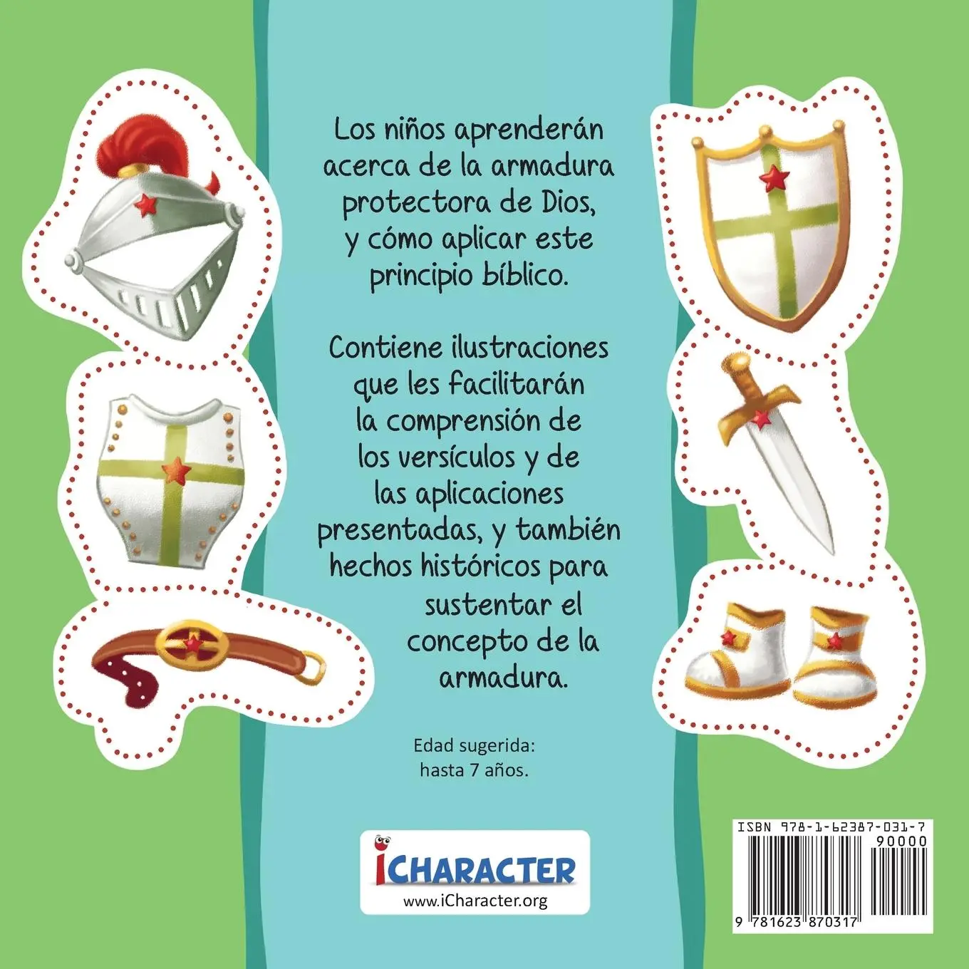 Rückseite: 9781623870317 | La Armadura de Dios | Efesios 6:10-18 | Agnes De Bezenac | Taschenbuch