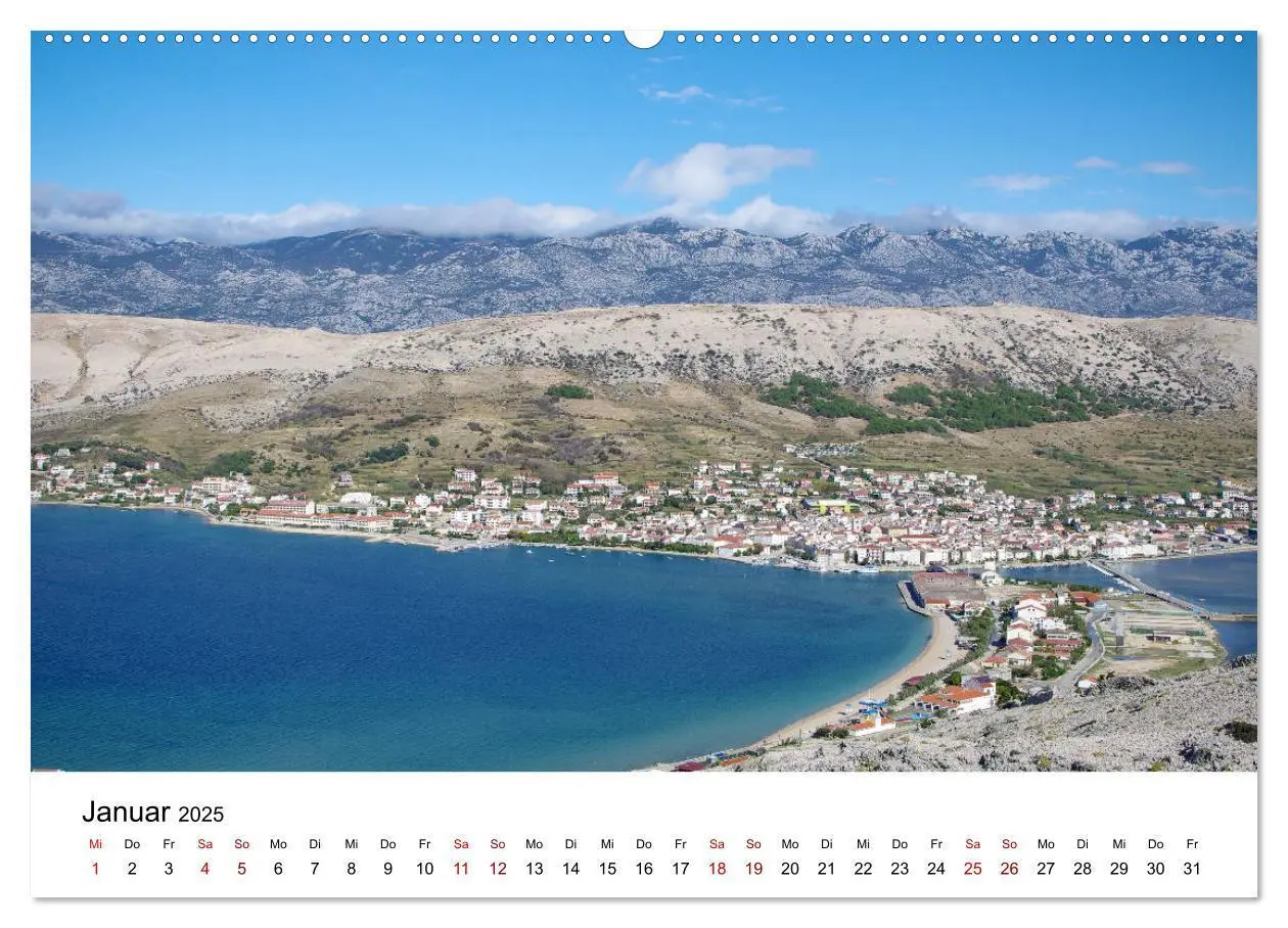 Bild: 9783435400317 | Kroatien 2025 (Wandkalender 2025 DIN A2 quer), CALVENDO Monatskalender