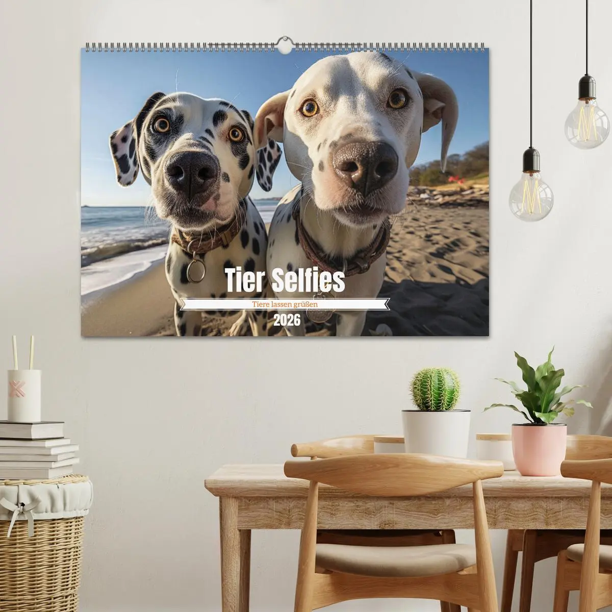 Bild: 9783457420317 | Tier Selfies (Wandkalender 2026 DIN A2 quer), CALVENDO Monatskalender