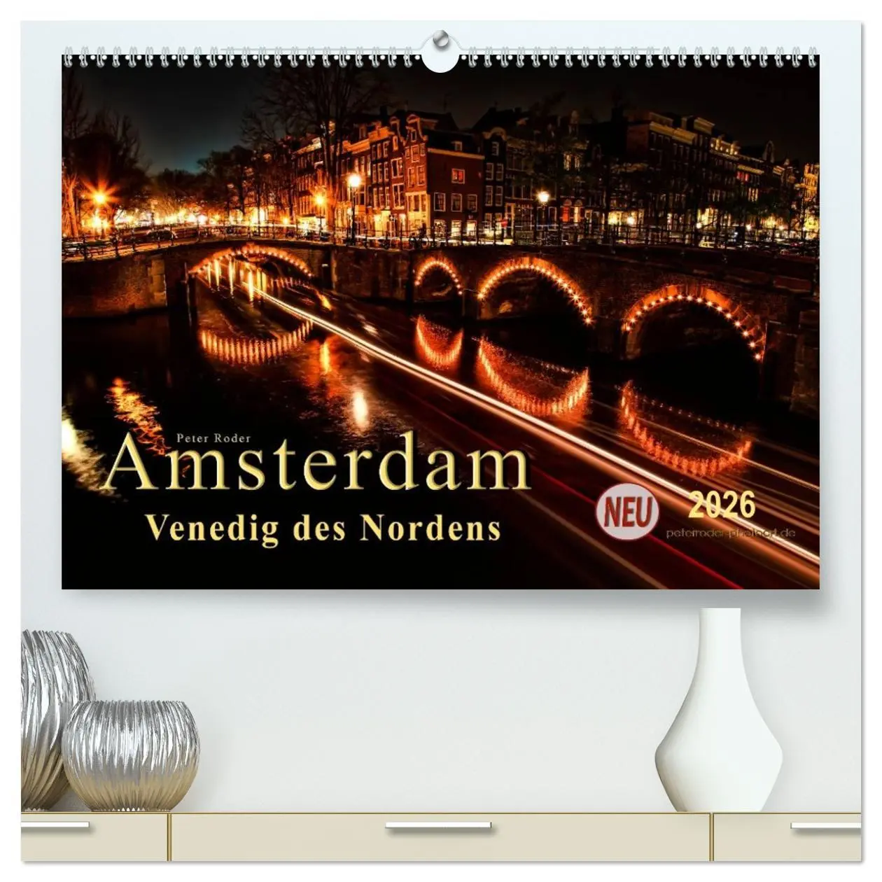 Cover: 9783457970317 | Amsterdam - Venedig des Nordens (hochwertiger Premium Wandkalender...