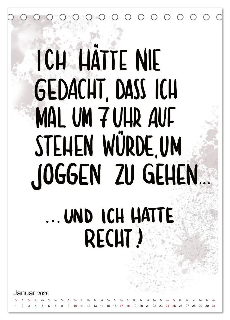 Bild: 9783516370317 | Angesagtes-Sprüche für alle Lebenslagen (Tischkalender 2026 DIN A5...