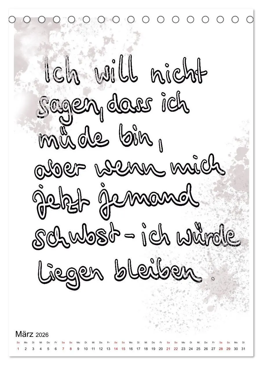 Bild: 9783516370317 | Angesagtes-Sprüche für alle Lebenslagen (Tischkalender 2026 DIN A5...