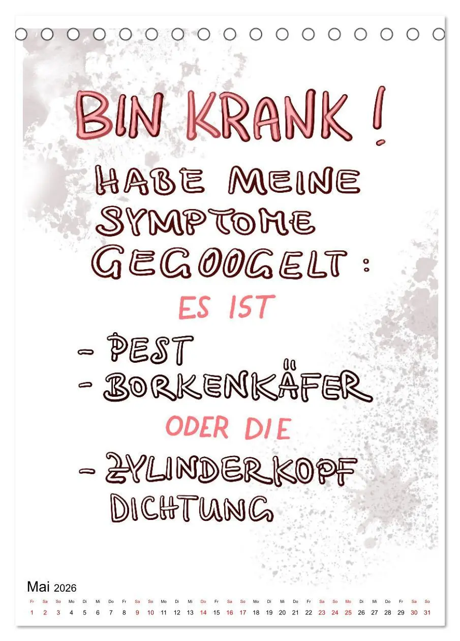 Bild: 9783516370317 | Angesagtes-Sprüche für alle Lebenslagen (Tischkalender 2026 DIN A5...