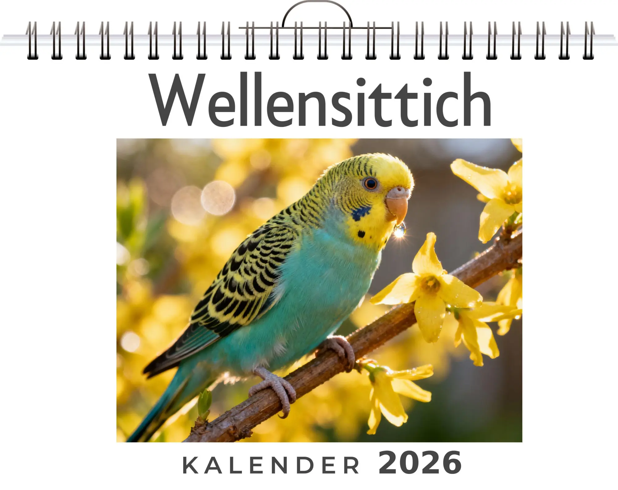 Cover: 9783695330317 | Wellensittich | Felix Zimmermann | Kalender | Deutsch | 2026