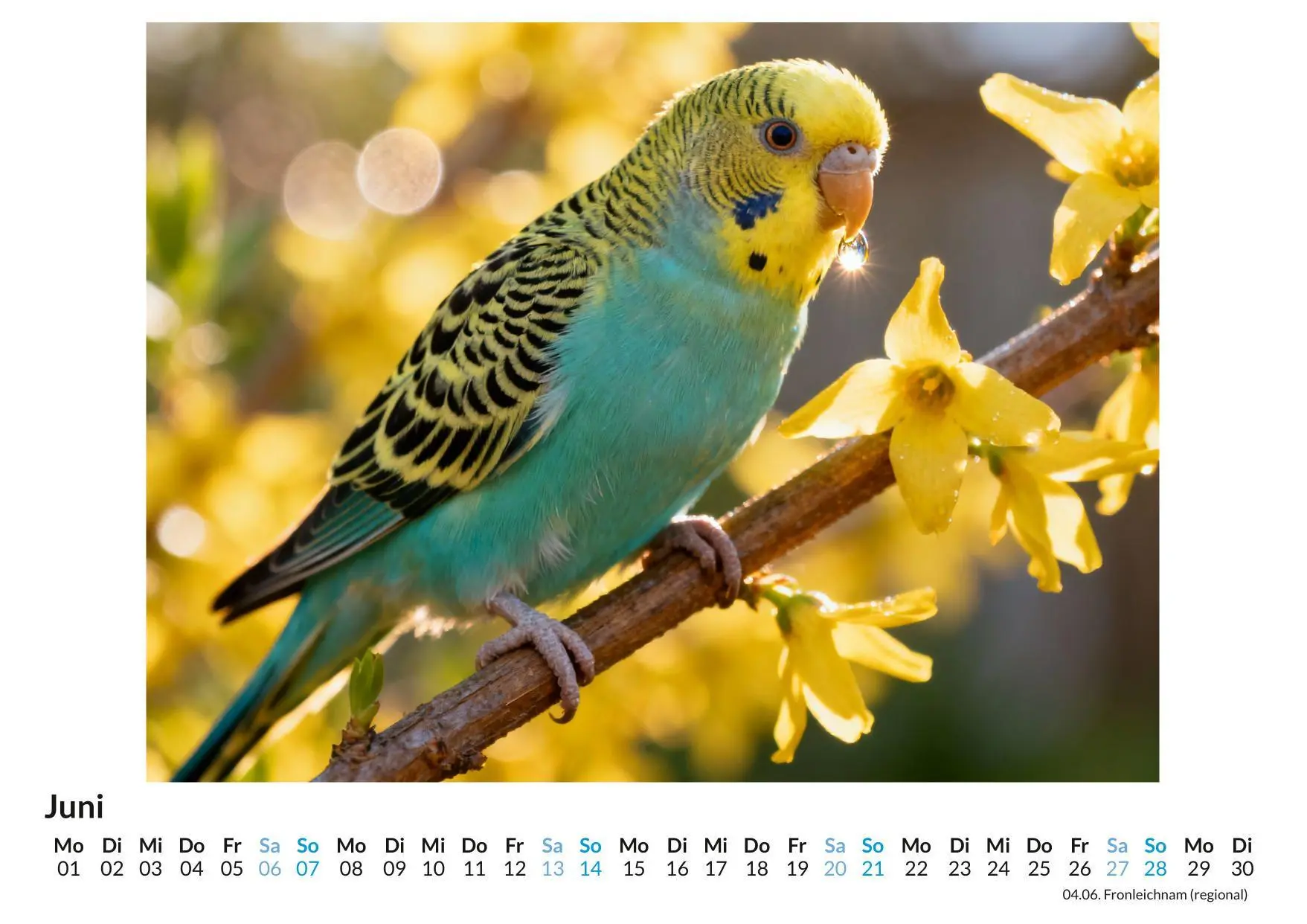 Bild: 9783695330317 | Wellensittich | Felix Zimmermann | Kalender | Deutsch | 2026