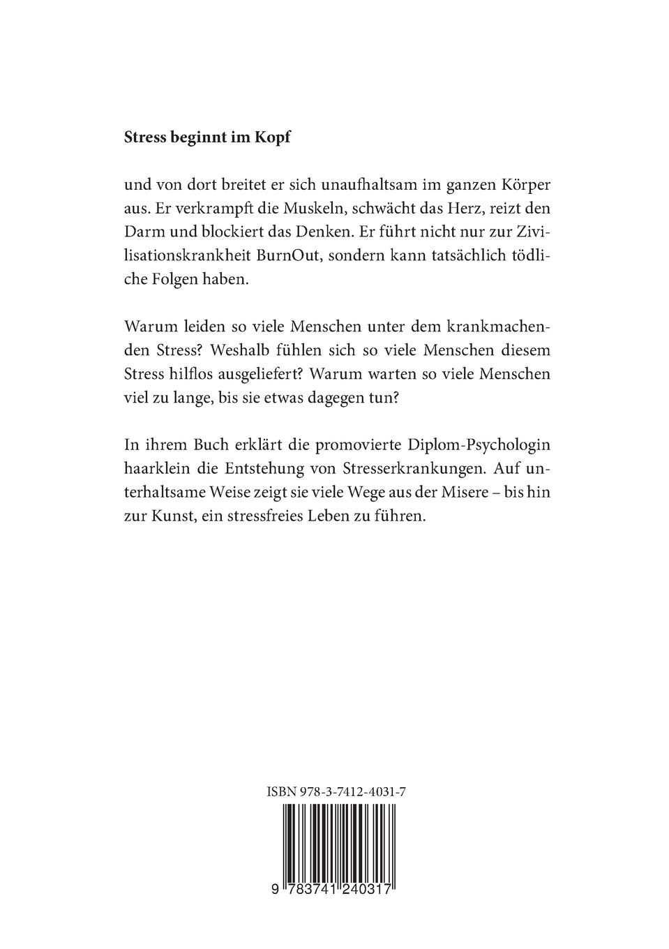 Rückseite: 9783741240317 | Was bitte schön ist Burnout? | Christel Frey | Taschenbuch | 164 S.