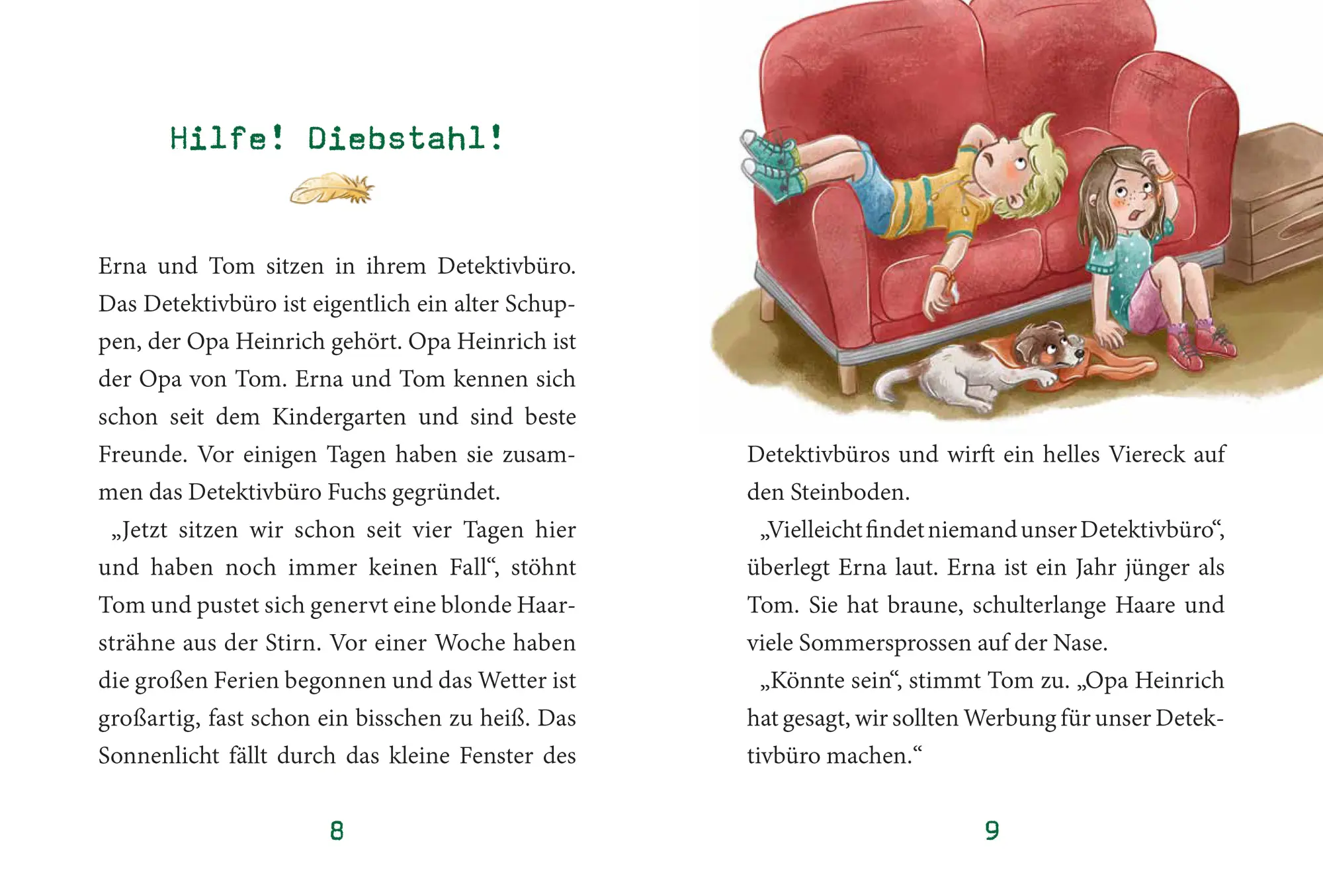 Bild: 9783988300317 | Erna und Tom - Detektivbüro Fuchs. Der Hühnerdieb | Ronja Ruben | Buch