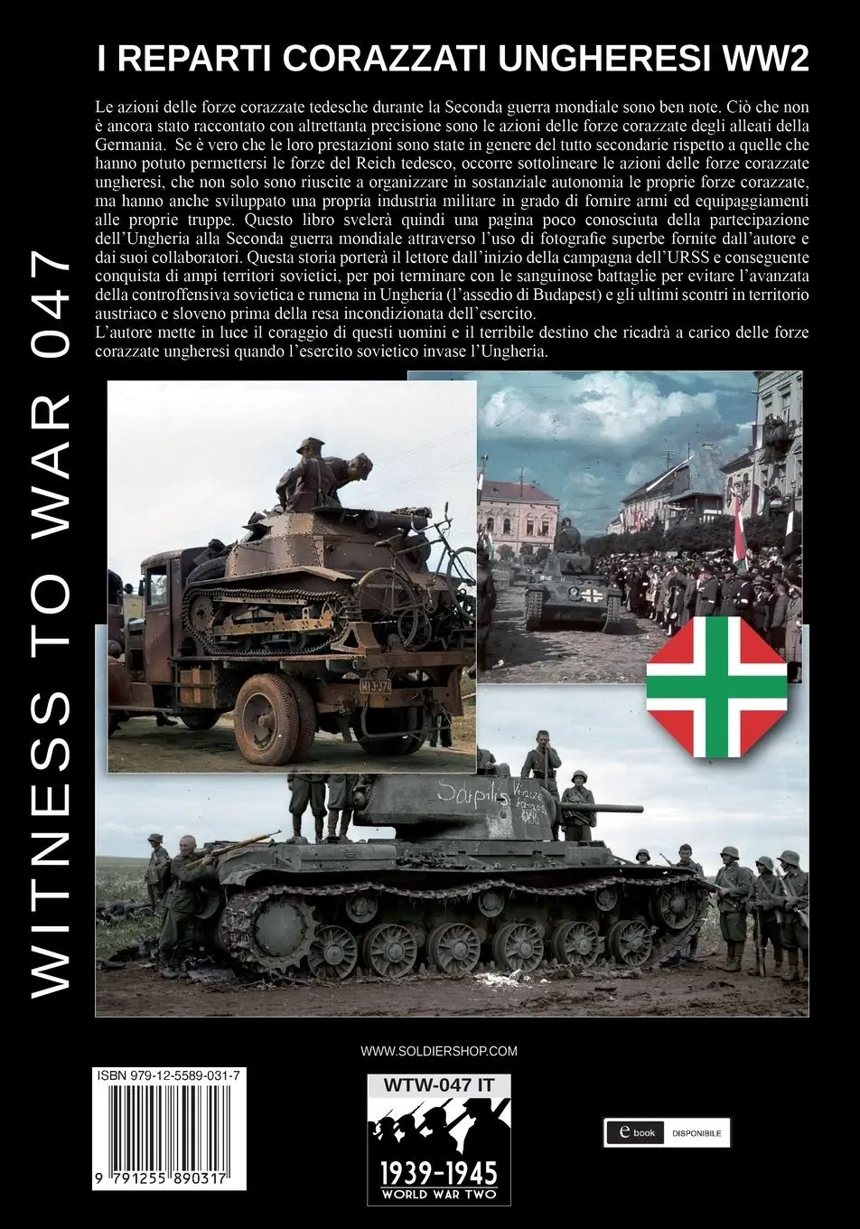 Rückseite: 9791255890317 | I reparti ungheresi durante la Seconda Guerra Mondiale - Vol. 1 | Buch