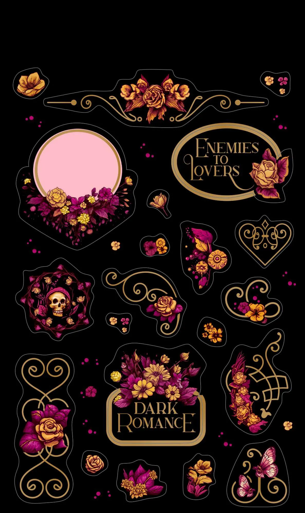 Bild: 4050003970417 | Stickerbogen mit 100 Stickern | Passion for Pages | Frauke Schneider