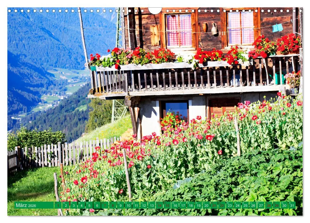 Bild: 9783457410417 | Ultental Wunderschöne alte Bauernhäuser (Wandkalender 2026 DIN A3...