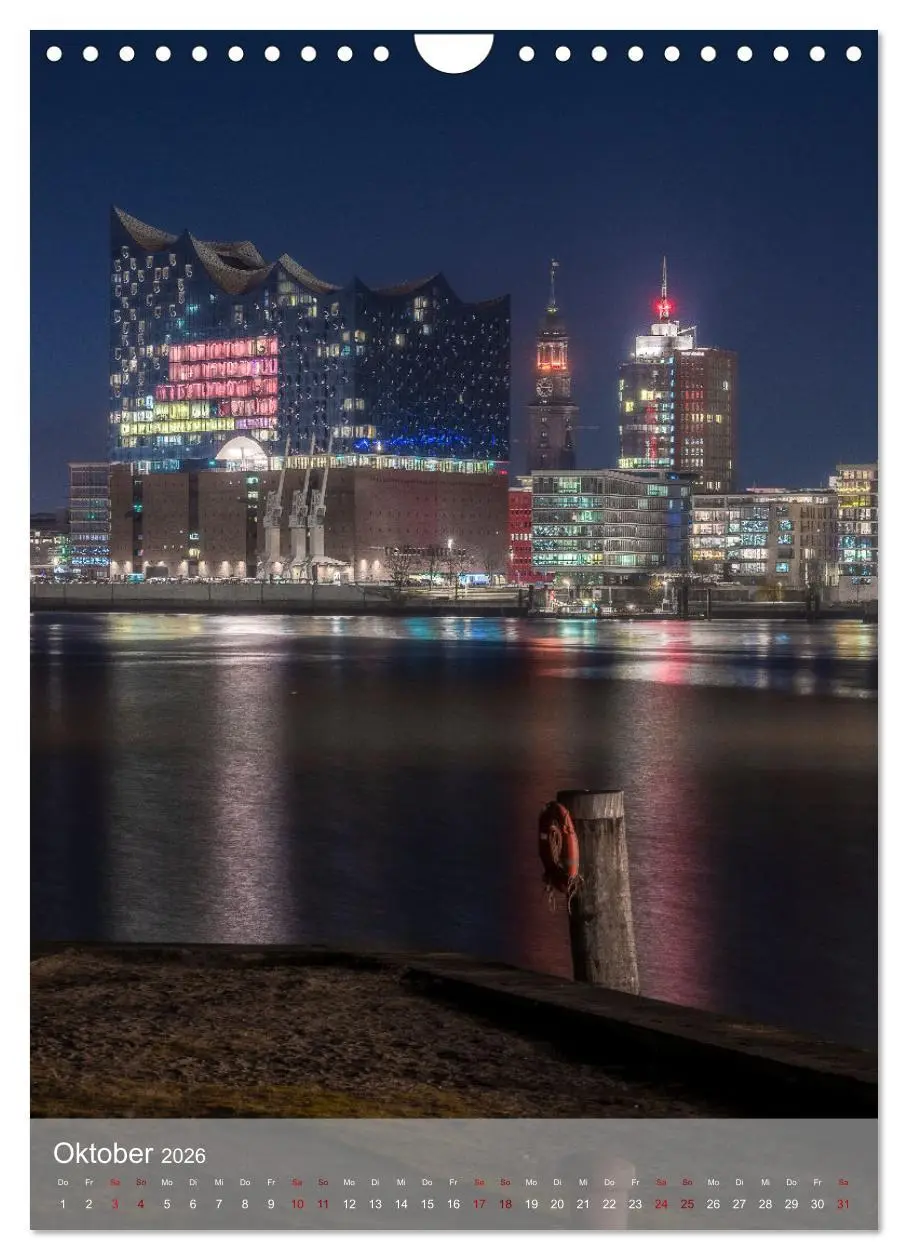 Bild: 9783516360417 | Hamburg - Die schönste Hafenstadt (Wandkalender 2026 DIN A4 hoch),...