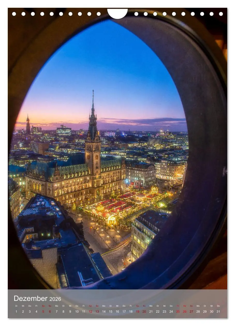 Bild: 9783516360417 | Hamburg - Die schönste Hafenstadt (Wandkalender 2026 DIN A4 hoch),...
