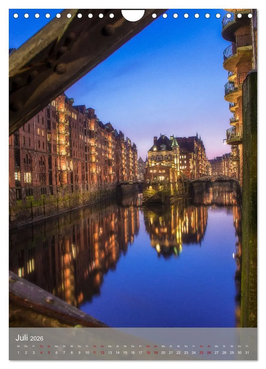 Bild: 9783516360417 | Hamburg - Die schönste Hafenstadt (Wandkalender 2026 DIN A4 hoch),...