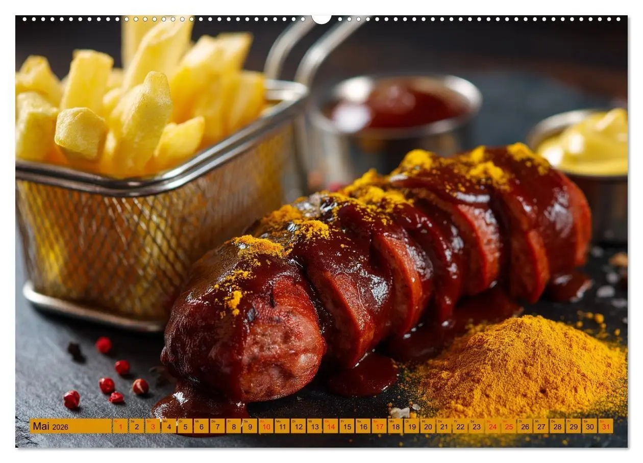 Bild: 9783516670417 | Currywurst Kalender - Das Berliner Kultgericht für Fleischliebhaber...
