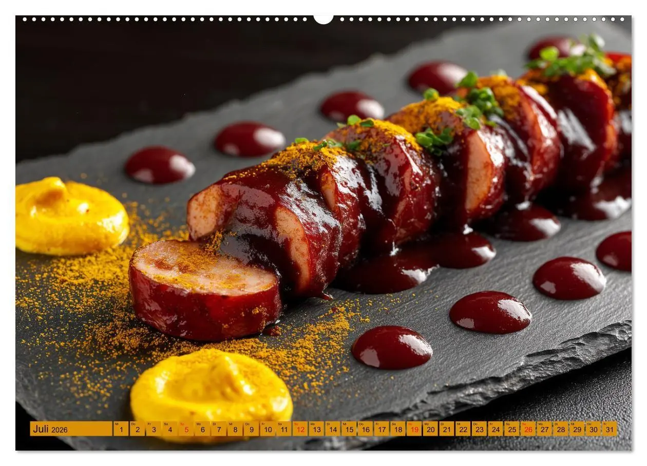 Bild: 9783516670417 | Currywurst Kalender - Das Berliner Kultgericht für Fleischliebhaber...