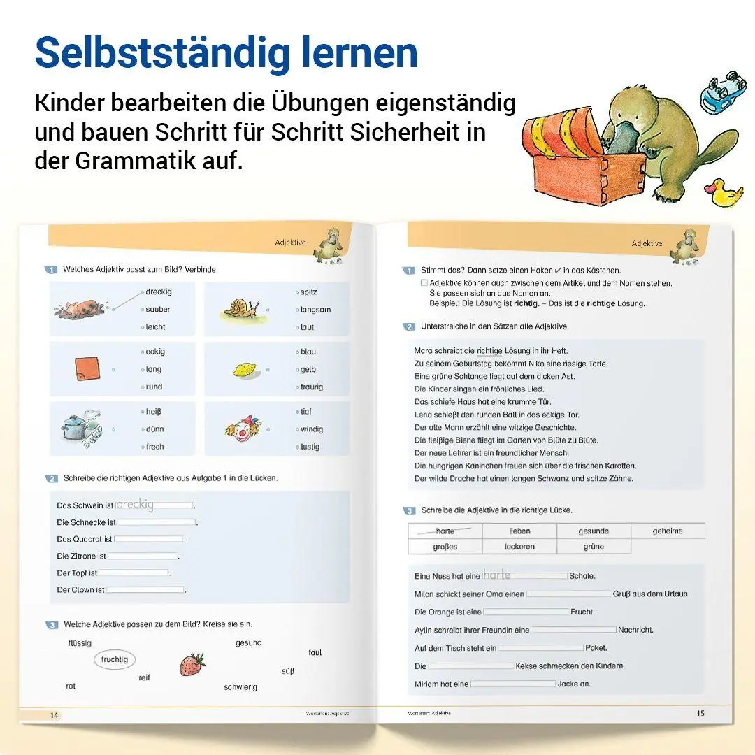 Bild: 9783619320417 | Grammatik mit Rico Schnabel, Klasse 3 | Stefanie Drecktrah (u. a.)