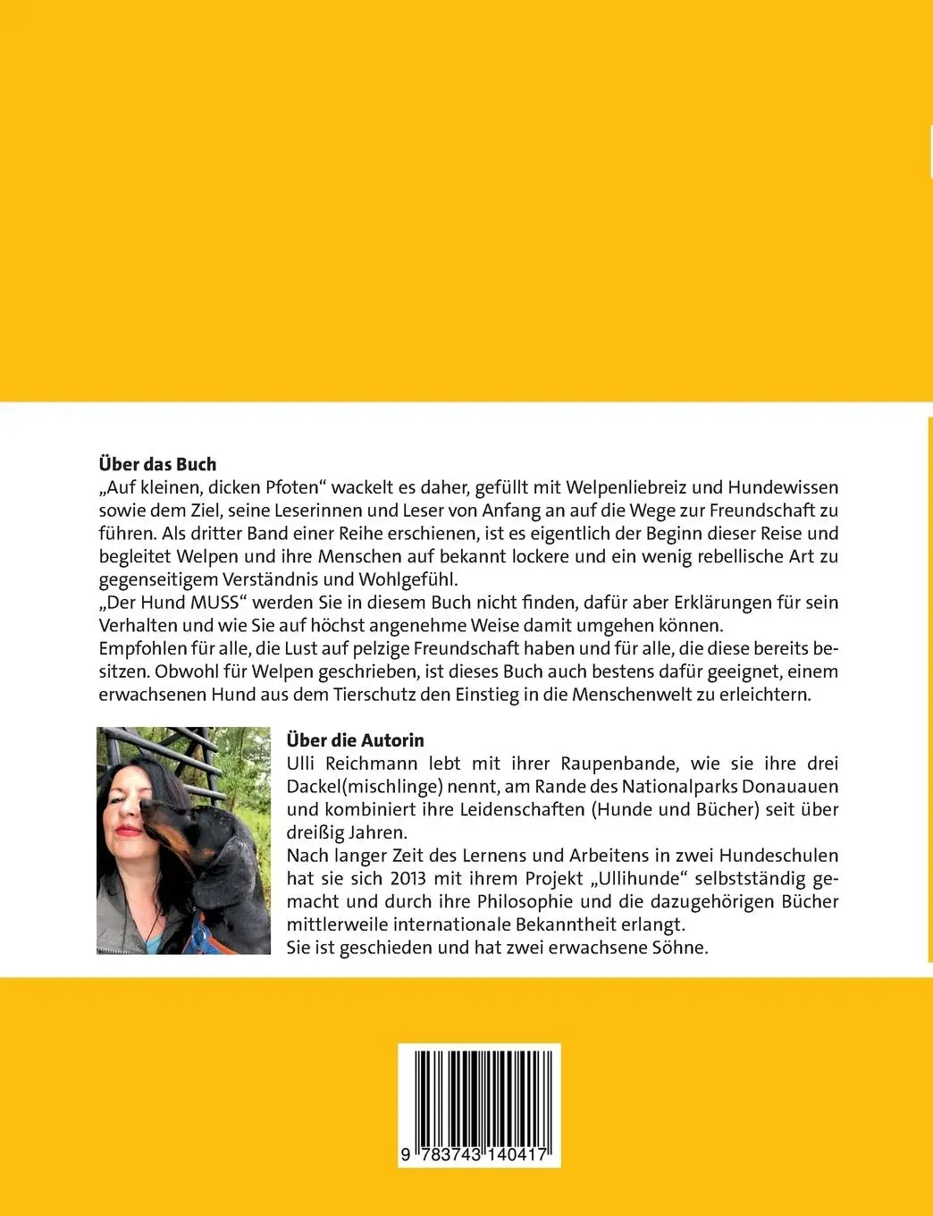 Rückseite: 9783743140417 | Auf kleinen, dicken Pfoten | ... Welpenwege zur Freundschaft | Buch