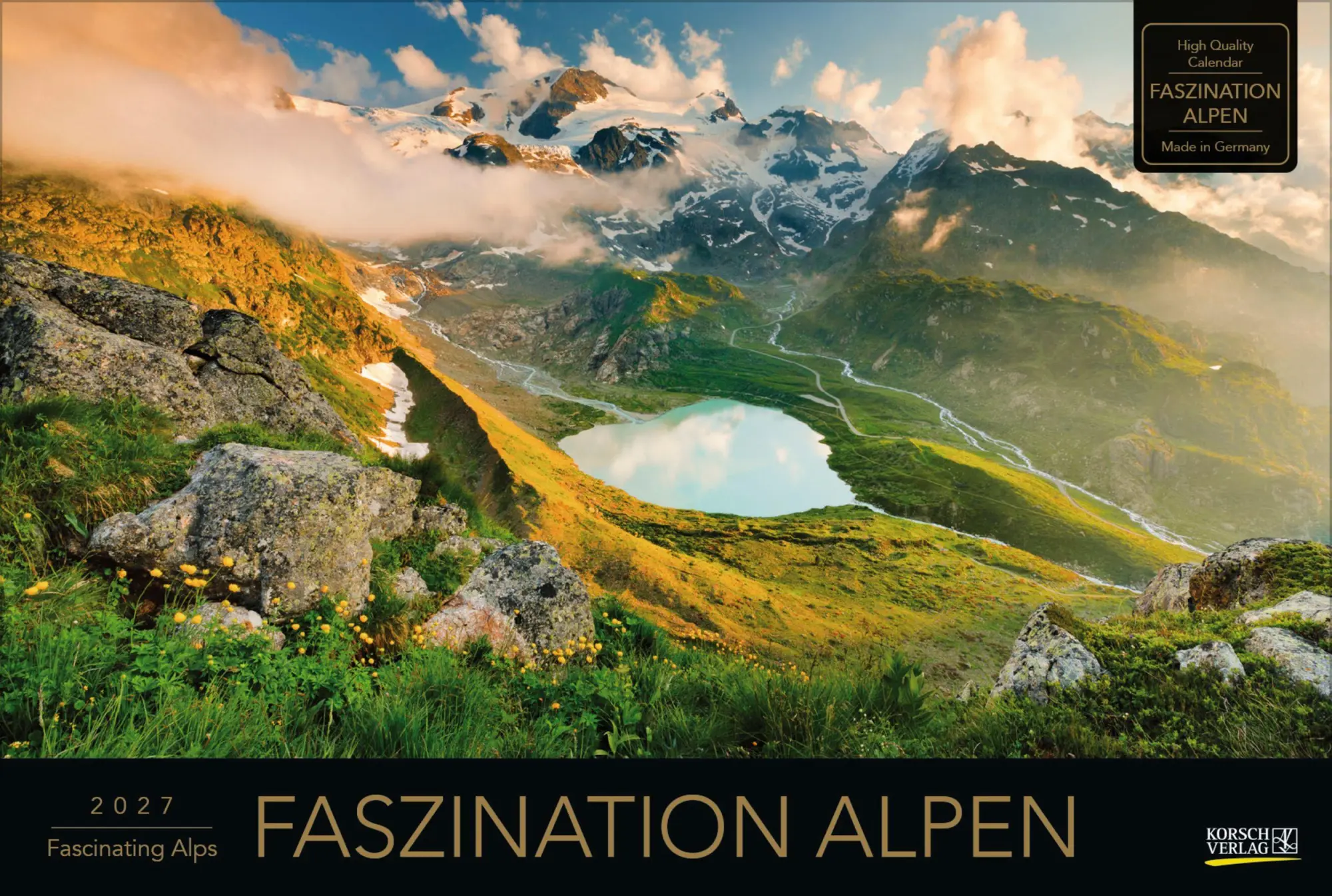 Cover: 9783819300417 | Faszination Alpen 2027 | Verlag Korsch | Kalender | 14 S. | Deutsch