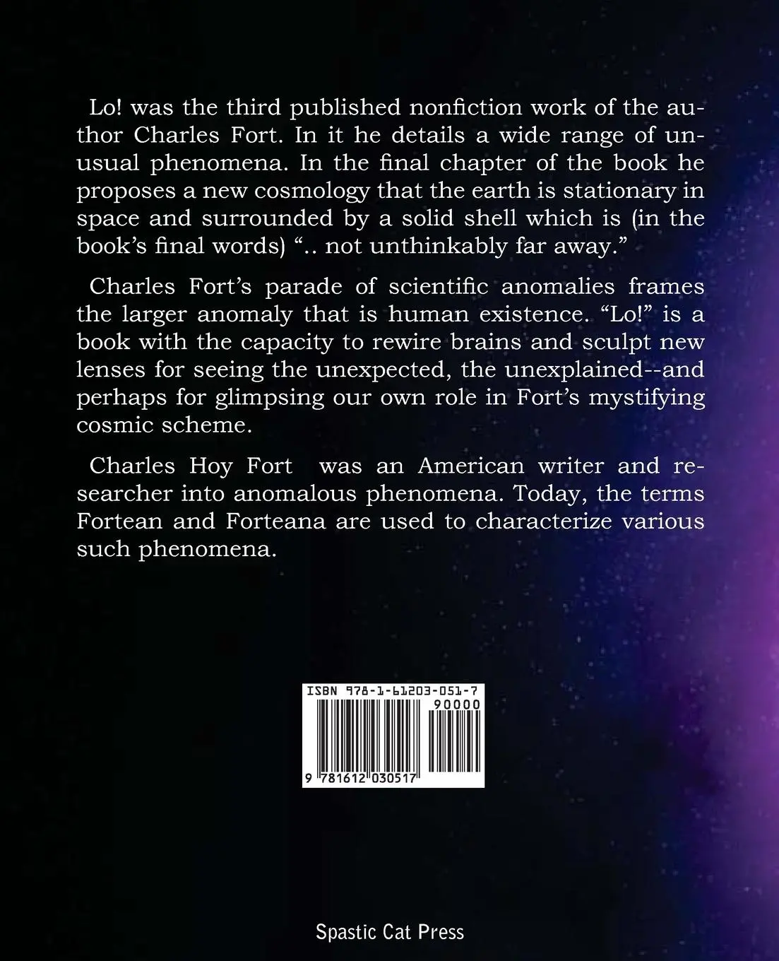 Rückseite: 9781612030517 | LO! | Charles Fort | Taschenbuch | Kartoniert / Broschiert | Englisch