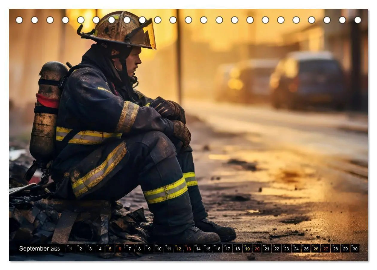 Bild: 9783457260517 | Im Bann der Rettung - Feuerwehr (Tischkalender 2026 DIN A5 quer),...
