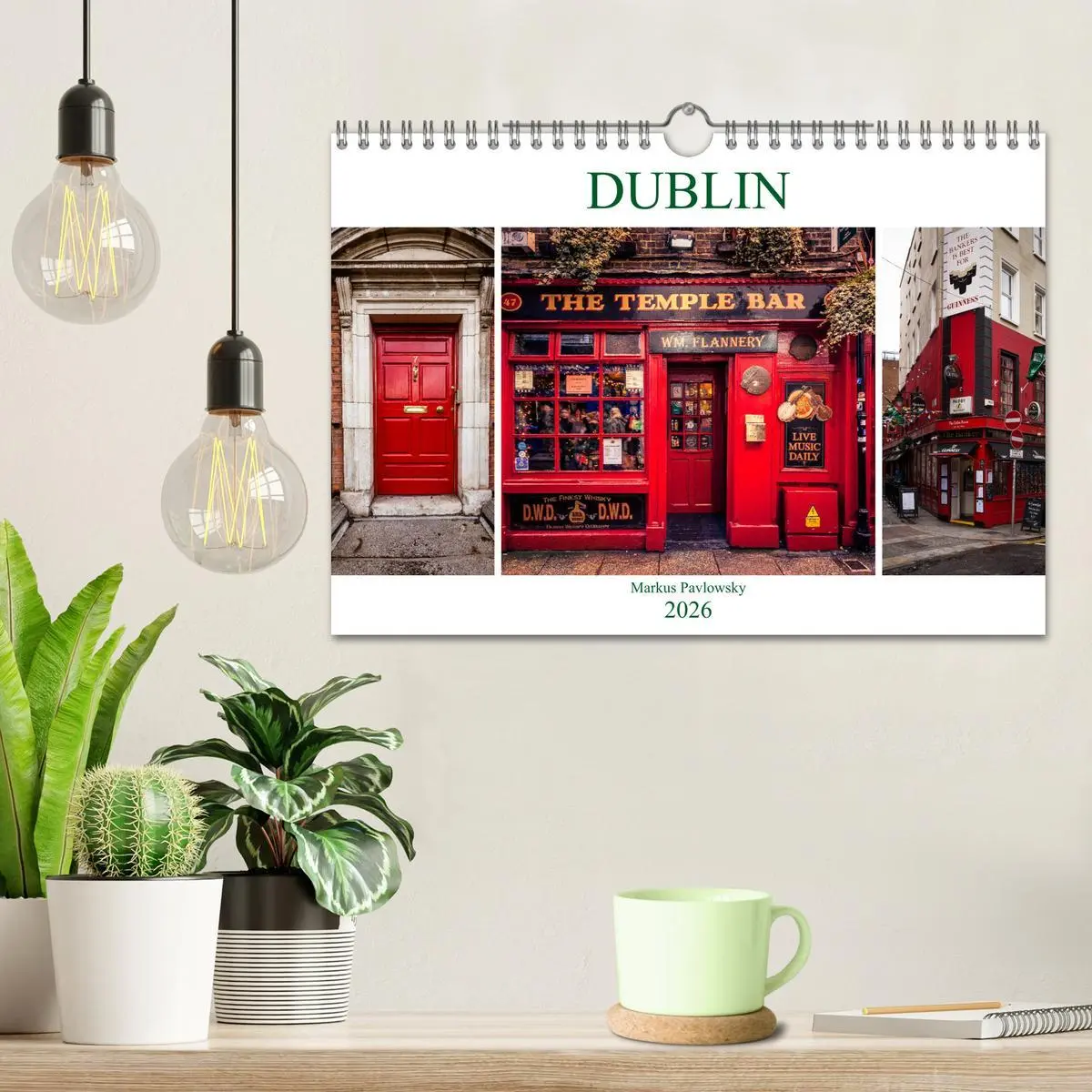 Bild: 9783457880517 | Dublin (Wandkalender 2026 DIN A4 quer), CALVENDO Monatskalender | 2026
