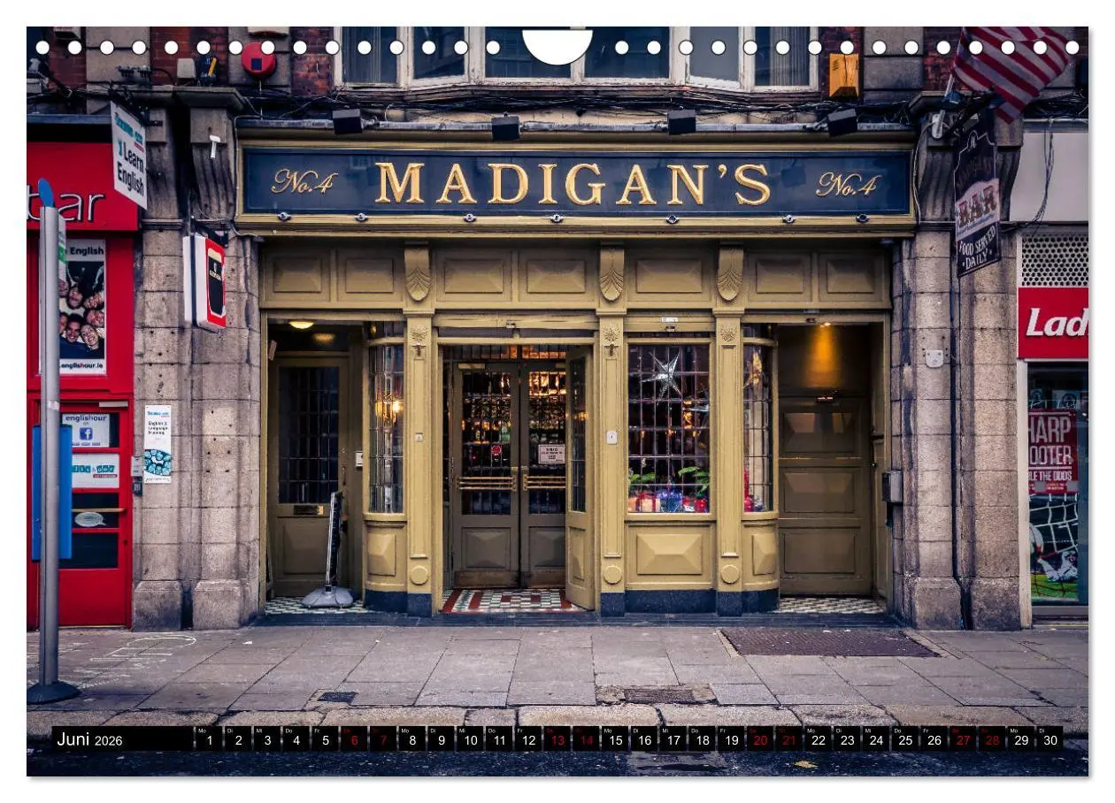 Bild: 9783457880517 | Dublin (Wandkalender 2026 DIN A4 quer), CALVENDO Monatskalender | 2026