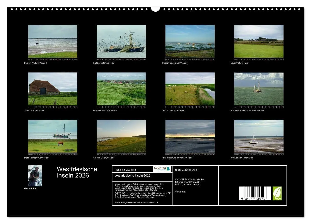 Bild: 9783516040517 | Westfriesische Inseln 2026 (hochwertiger Premium Wandkalender 2026...