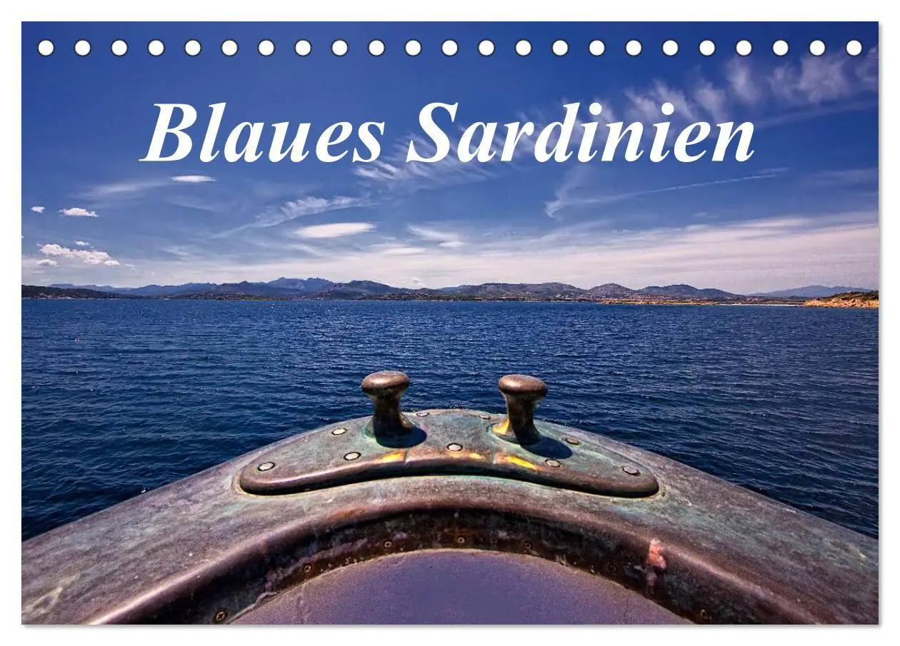 Cover: 9783516110517 | Blaues Sardinien (Tischkalender 2026 DIN A5 quer), CALVENDO...