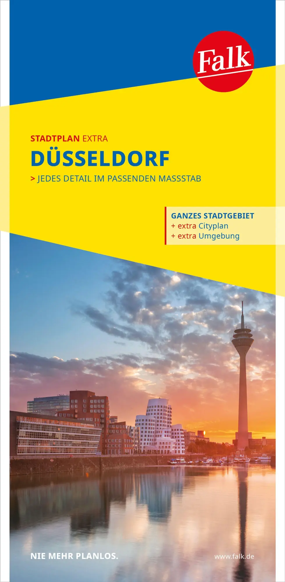 Cover: 9783827900517 | Falk Stadtplan Extra Düsseldorf 1:20.000 | (Land-)Karte | Deutsch