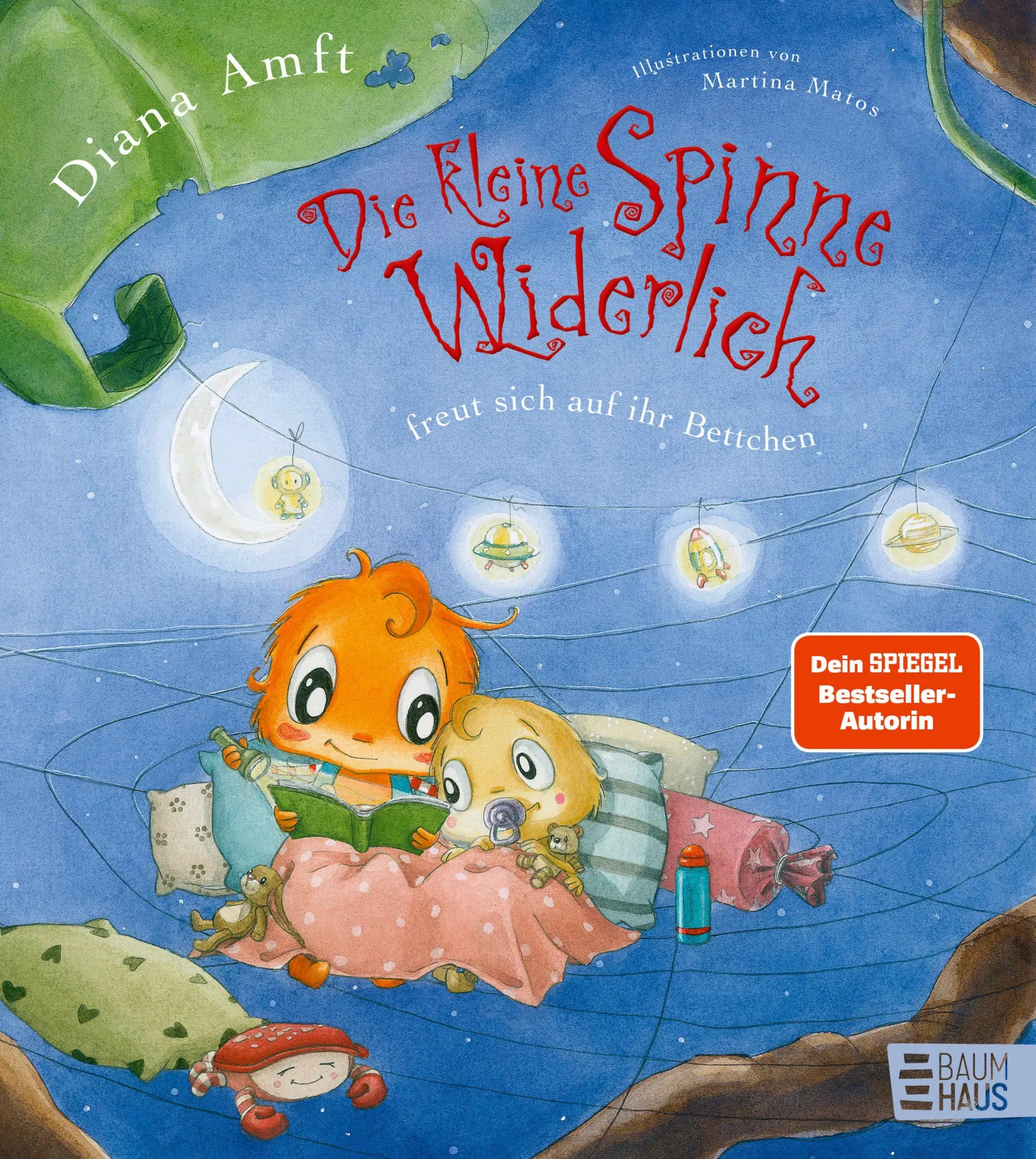 Cover: 9783833910517 | Die kleine Spinne Widerlich freut sich auf ihr Bettchen | Diana Amft