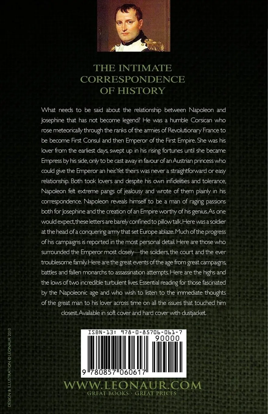 Rückseite: 9780857060617 | Napoleon's Letters to Josephine | Henry Foljambe Hall | Taschenbuch