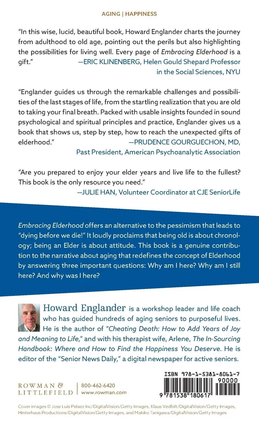 Rückseite: 9781538180617 | Embracing Elderhood | Howard Englander | Buch | Gebunden | Englisch
