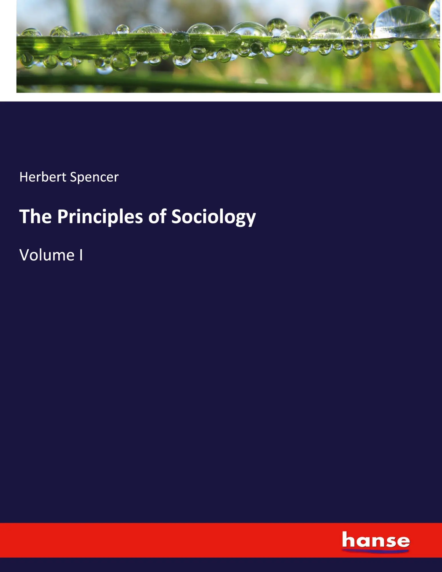 The Principles of Sociology: Volume I