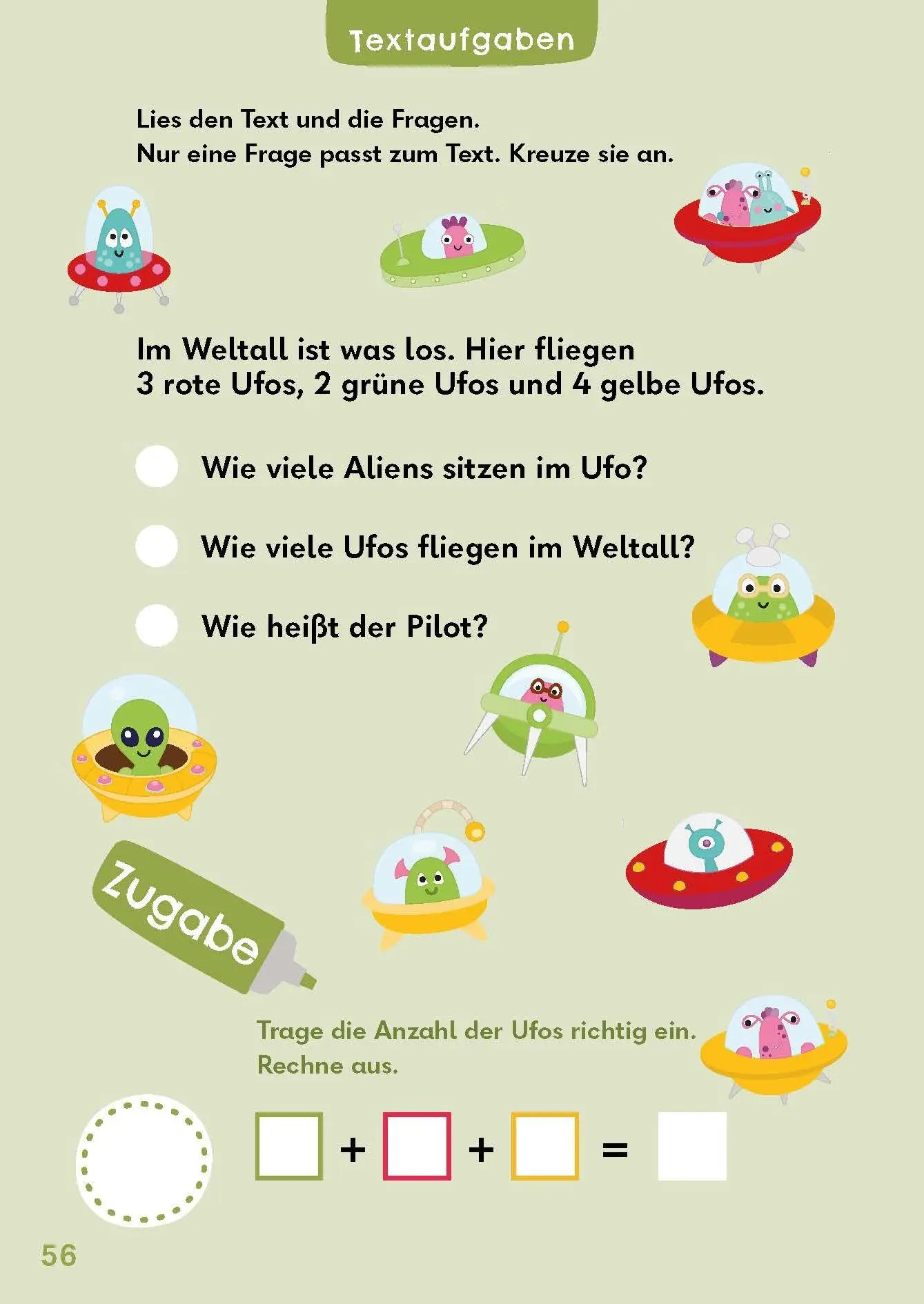 Bild: 9783411780617 | Rechenrätsel für mutige Kinder - Abenteuer Weltraum | Eck (u. a.)