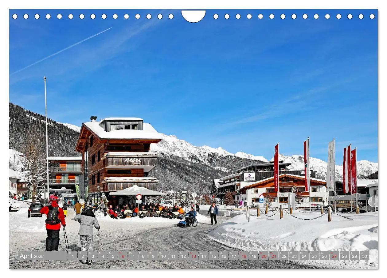 Bild: 9783435160617 | St. Anton am Arlberg (Wandkalender 2025 DIN A4 quer), CALVENDO...