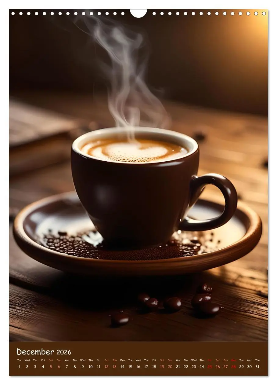 Bild: 9783457250617 | The Soul of Coffee - A Daily Ritual (Wall Calendar 2026 DIN A3...