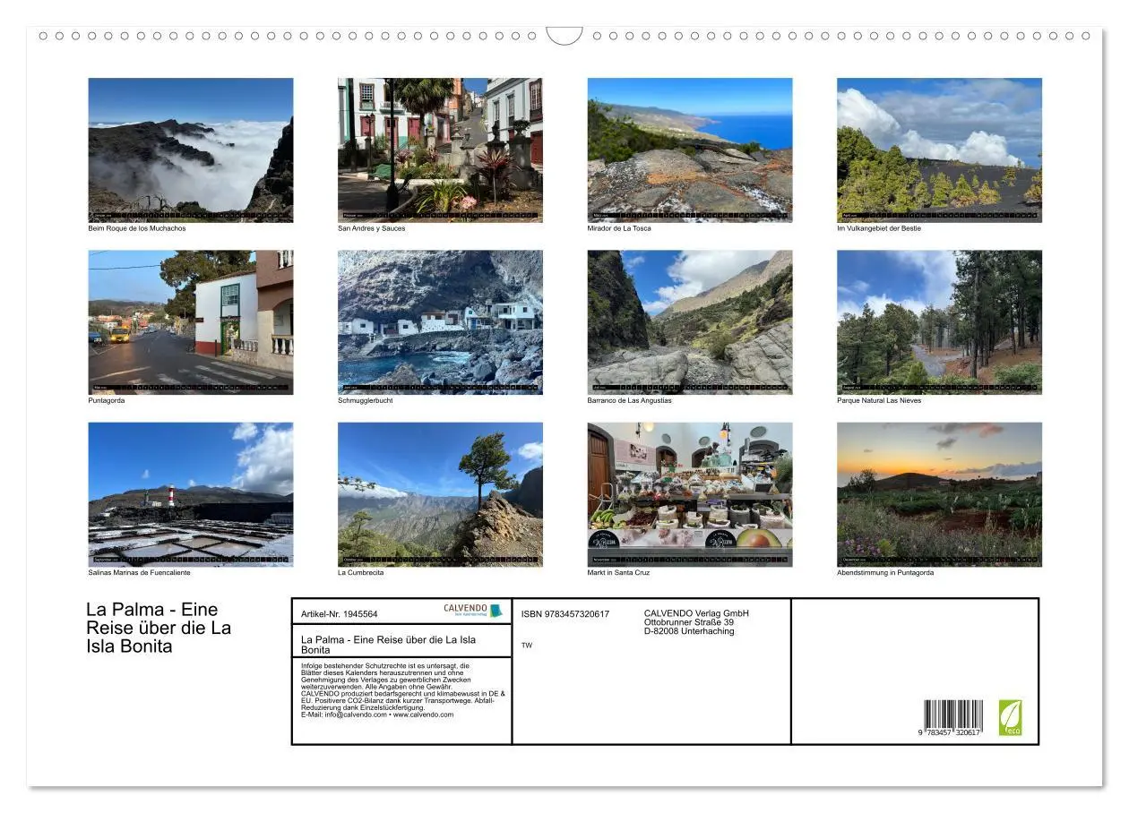 Bild: 9783457320617 | La Palma - Eine Reise über die La Isla Bonita (Wandkalender 2026...