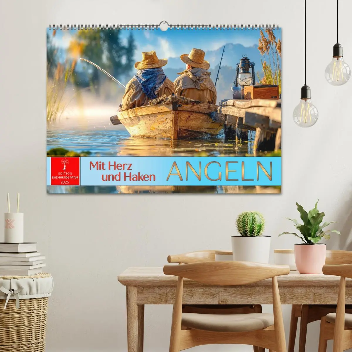 Bild: 9783516650617 | Angeln mit Herz und Haken (Wandkalender 2026 DIN A2 quer), CALVENDO...