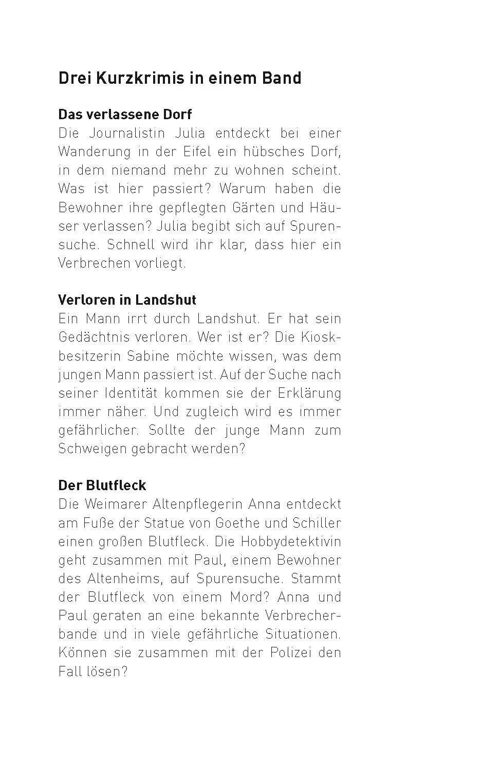 Bild: 9783790100617 | Der Blutfleck | Deutsch als Fremdsprache (DaF) B2 | Nina Wagner | Buch