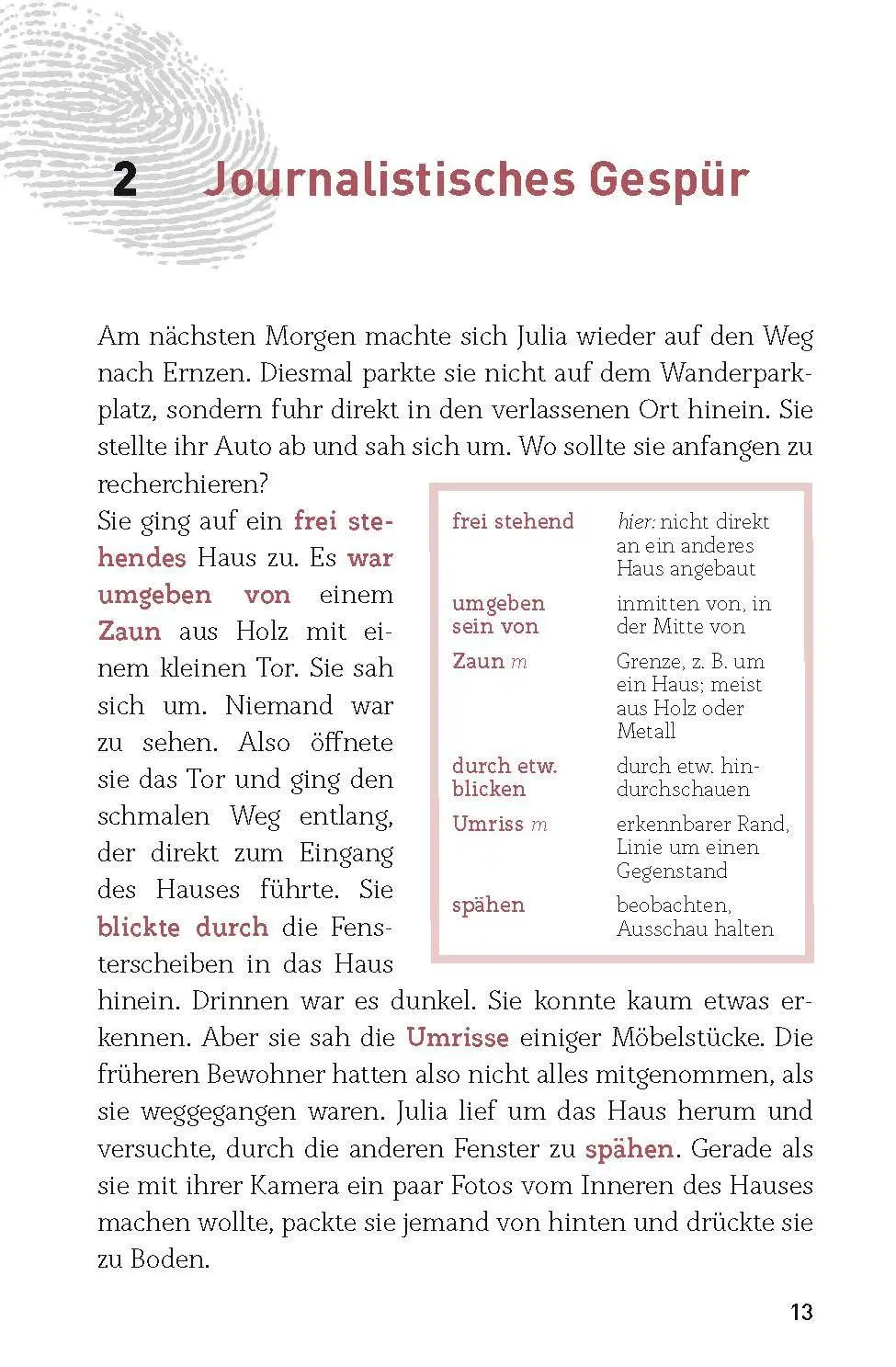 Bild: 9783790100617 | Der Blutfleck | Deutsch als Fremdsprache (DaF) B2 | Nina Wagner | Buch