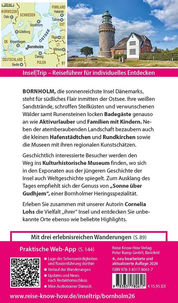 Bild: 9783831780617 | Reise Know-How InselTrip Bornholm | Cornelia Lohs | Taschenbuch | 2026