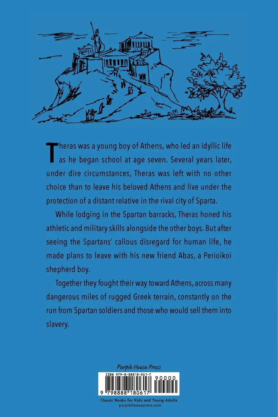 Rückseite: 9798888180617 | Theras and his Town | Caroline Dale Snedeker | Taschenbuch | Englisch