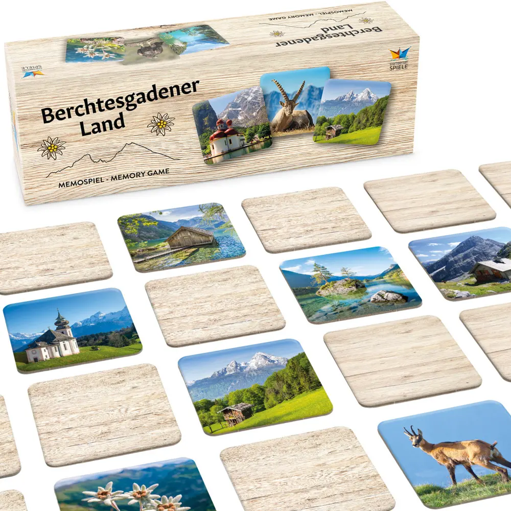 Cover: 4260472860717 | Berchtesgadener Land - Memospiel | Tanja Philippeit | Spiel | Deutsch
