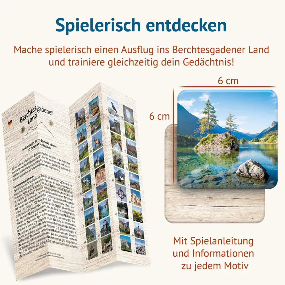 Bild: 4260472860717 | Berchtesgadener Land - Memospiel | Tanja Philippeit | Spiel | Deutsch