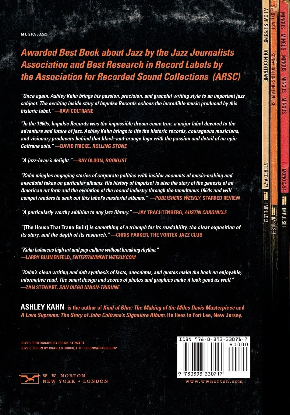 Rückseite: 9780393330717 | The House That Trane Built | The Story of Impulse Records | Kahn