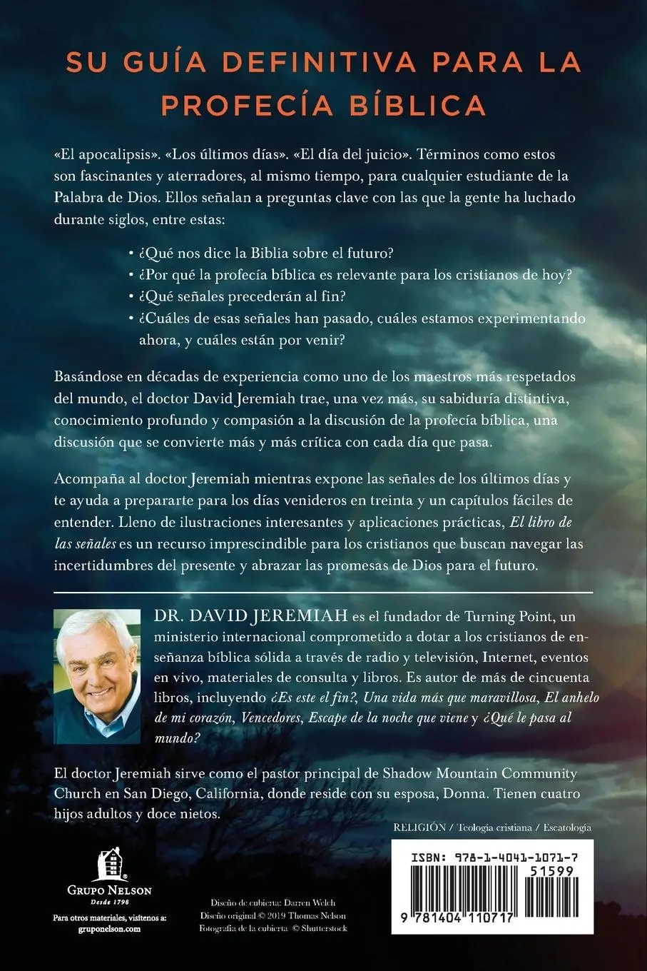 Rückseite: 9781404110717 | El libro de las señales | 31 profecías indiscutibles del Apocalipsis