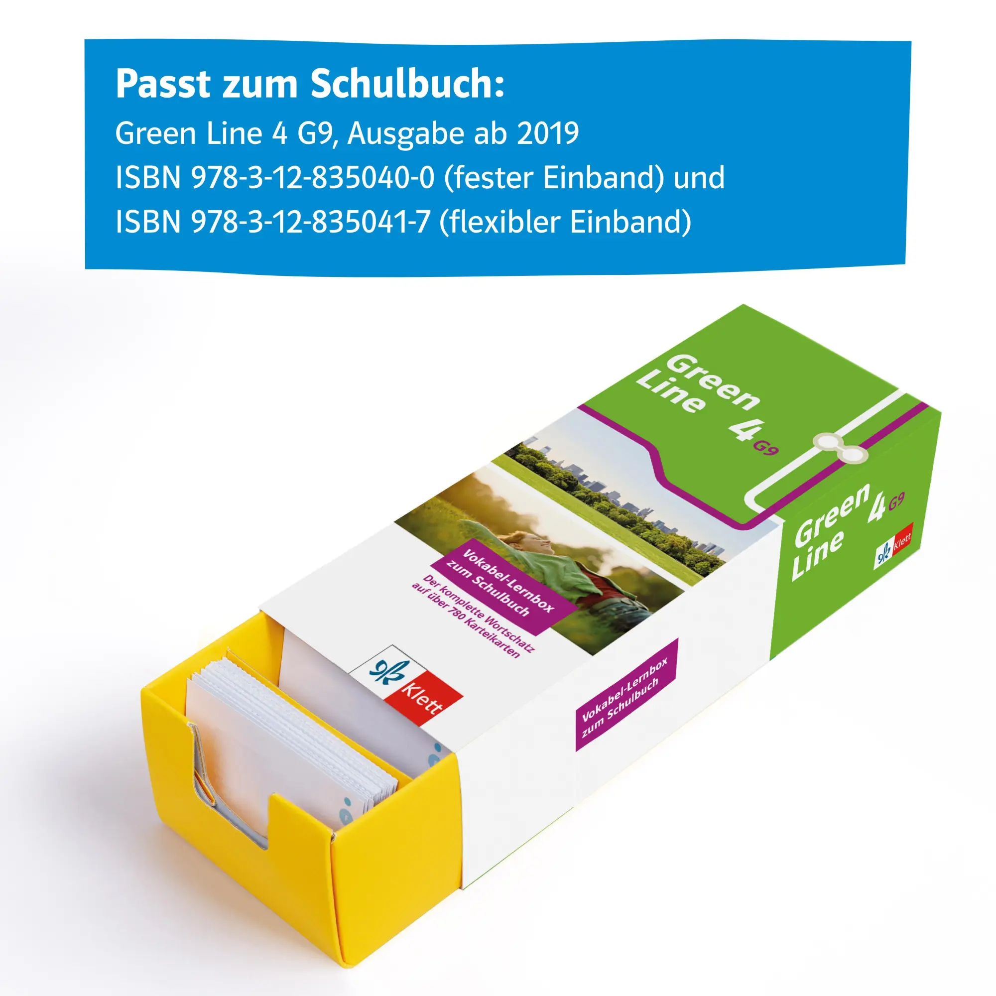 Bild: 9783129240717 | Green Line 4 G9 (ab 2019) - Klasse 8 Vokabel-Lernbox zum Schulbuch