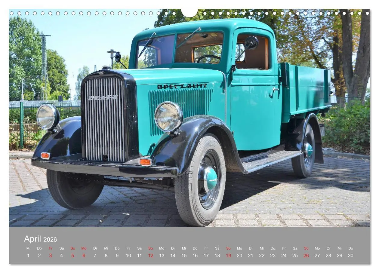 Bild: 9783457930717 | Oldtimer - L K W (Wandkalender 2026 DIN A3 quer), CALVENDO...