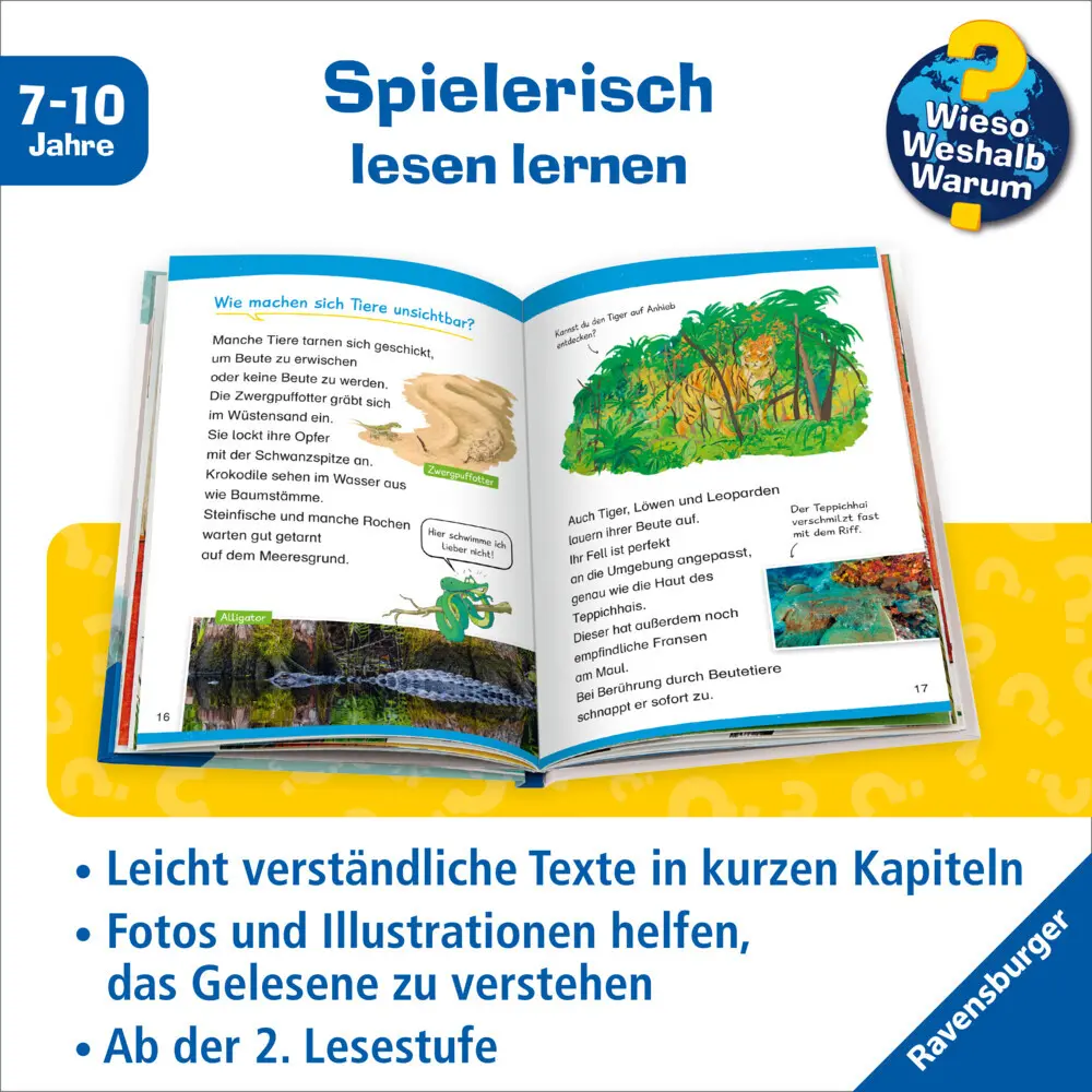 Bild: 9783473600717 | Wieso? Weshalb? Warum? Erstleser, Band 16 - Gefährliche Tiere | Müller