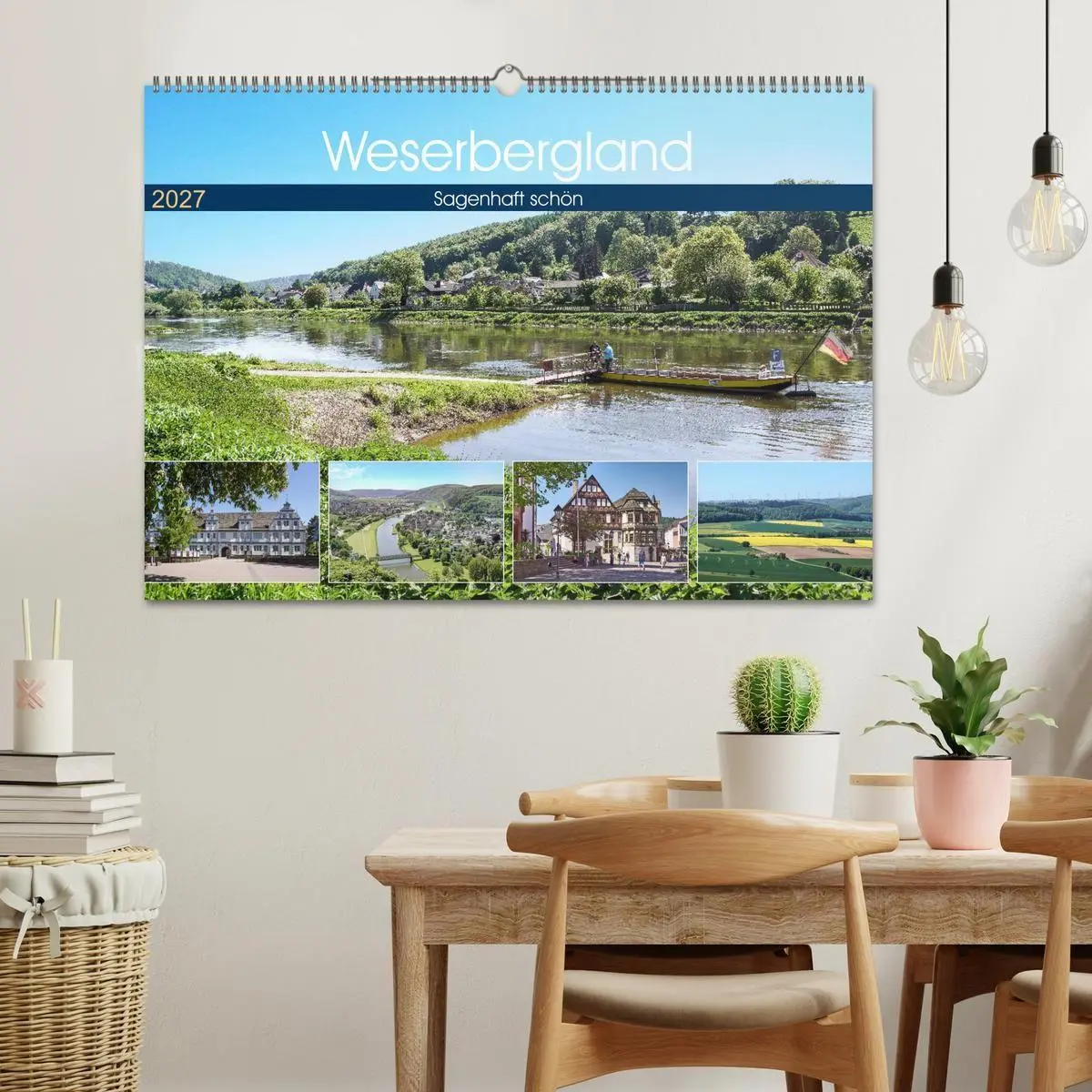 Bild: 9783569730717 | Weserbergland - sagenhaft schön (Wandkalender 2027 DIN A2 quer),...